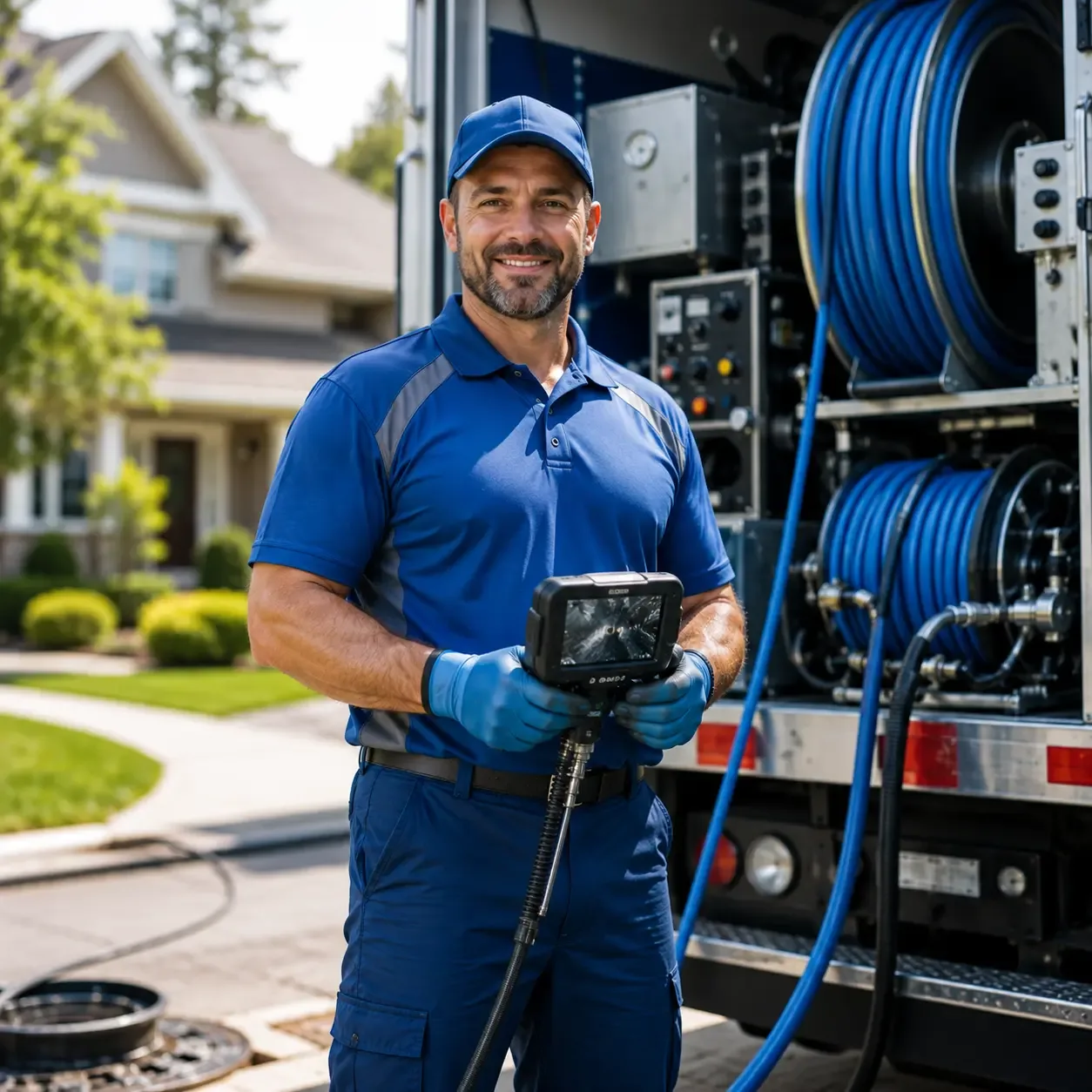 Local outdoor drain cleaning specialists in Elmira, MI